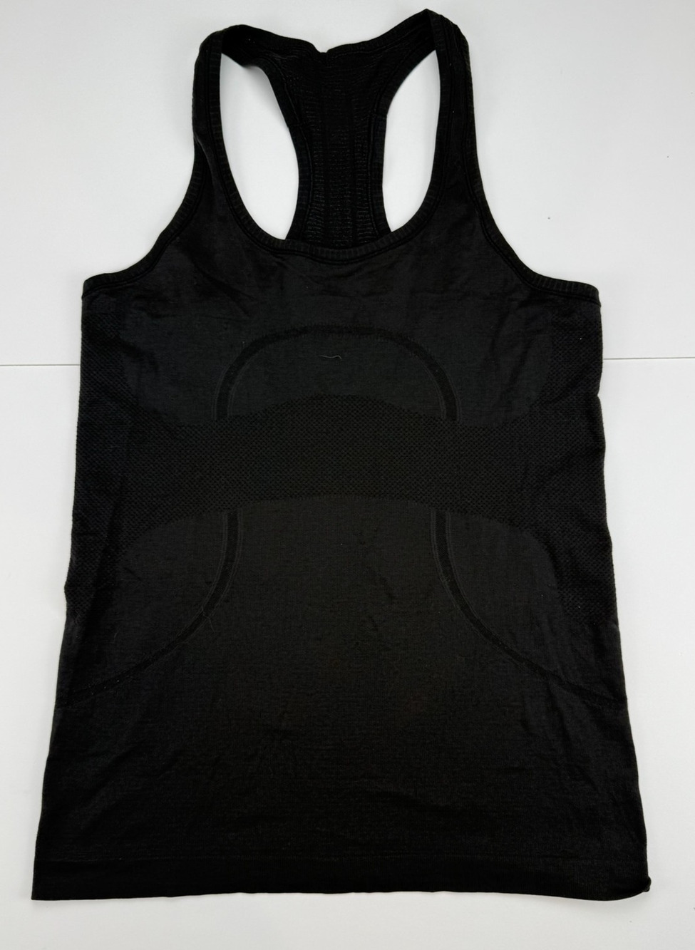 Lululemon Swiftly Tech Racerback Tank Womens 8 Black Running Workout Top